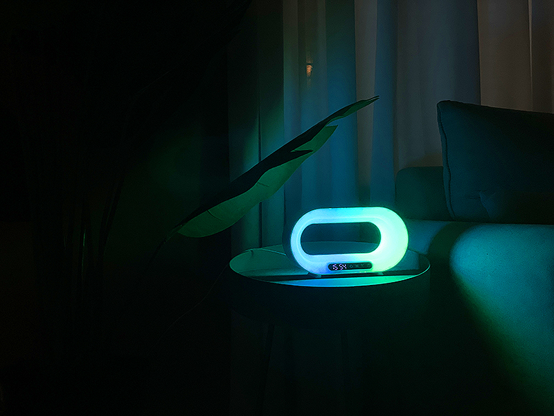 一盏灯，万种色，感受弘沃无线充智能氛围灯光影魔力！